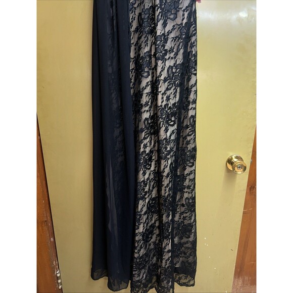 Women’s Formal Black One-Shoulder Evening Gown New With Tag, Sz 10 - Picture 3 of 11